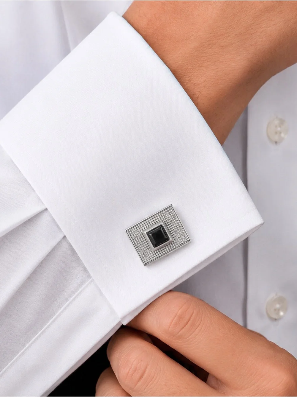 Vintage Hematite cufflinks